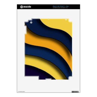 Bold Curves iPad Skin