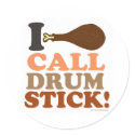 Bold Drumstick stickers