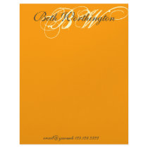Bold Elegant Monogrammed letterhead