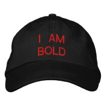 Bold Embroidered Baseball Cap