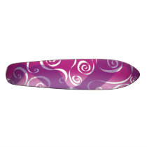 Bold Funky Scroll Skateboard