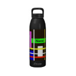 Bold Geometric Water Bottle  Custmize It!