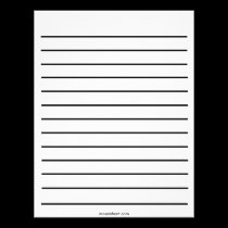 Bold Line Writing Paper letterhead