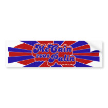 Bold McCain Palin Bumper Sticker bumper stickers