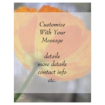 Bold Orange Iceland Poppy Flyers