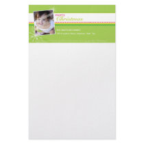 BOLD PHOTO CHRISTMAS NOTEPAPER :: brightlyflaked 2 stationery