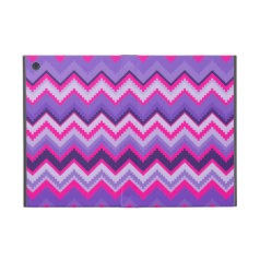 Bold Purple Pink Tribal Chevron Purple Girly Gifts iPad Mini Covers