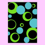 Bold Retro Bubbles cards