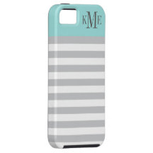 Bold Stripe & Monogram | Apple iPhone 5 Case Cover