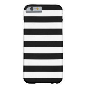 Bold Stripes Black and White iPhone 6 case
