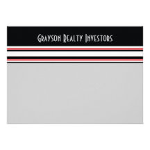 Bold Stripes Invitations