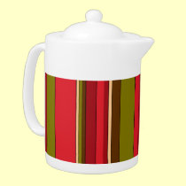 Bold Stripes Teapot teapots