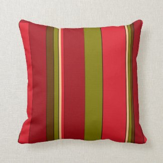Bold Stripes Throw Pillow