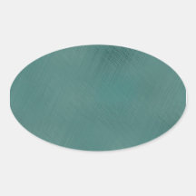 Bold Teal Green Oval Stickers