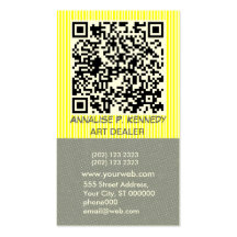 Bold Template with QR Code Business Card