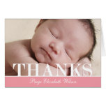 Bold Thanks Thank You Card cards