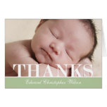 Bold Thanks Thank You Card cards