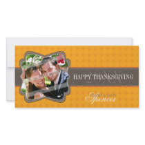 BOLD THANKSGIVING PHOTOCARD :: decorativeband 7 Photo Card Template