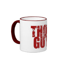 Bold those guys red trim mug