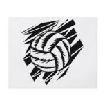 bold volleyball graphic flyers