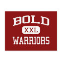 Bold - Warriors - High School - Olivia Minnesota postcards by customteamsportswear Bold - Warriors - High School - Olivia Minnesota postcards