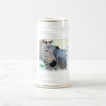 Bold Zebra Beer Stein Mug