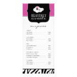 Bold Zebra Stripes Bakery Rack Card rack cards