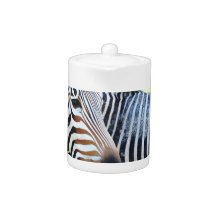 Bold Zebra Teapot
