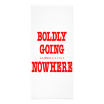 Boldly Going Absolutely Nowhere rack cards
