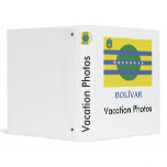 Bolívar Flag with Name Vinyl Binder