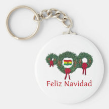 Bolivia Christmas 2 Key Chains