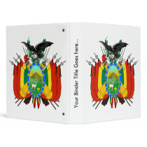 Bolivia Coat of Arms detail Binders