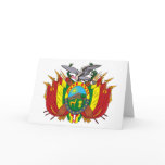 Bolivia Coat of Arms Greeting Card