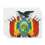 Bolivia coat of arms custom invite