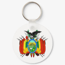 Bolivia coat of arms keychains