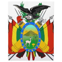 Bolivia coat of arms letterhead