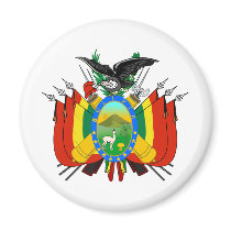 Bolivia coat of arms magnets