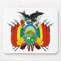 Bolivia coat of arms mousepads