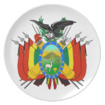 Bolivia Coat Of Arms Party Plates