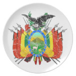 Bolivia Coat Of Arms Party Plates