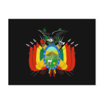 Bolivia Coat of Arms Postcard