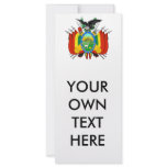 Bolivia Coat of Arms Rack Card Template