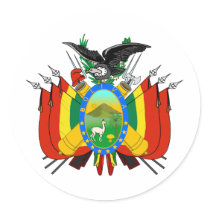 Bolivia coat of arms stickers