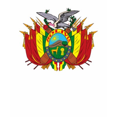 Bolivia Coat of Arms T-shirt by FlagTshirts