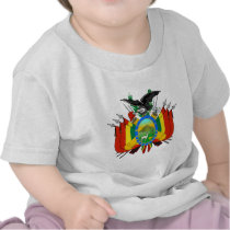 Bolivia coat of arms t-shirts