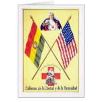 Bolivia - Emblems of Liberty and Humanity cards