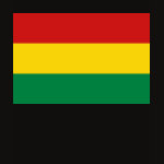 Bolivia Flag Map Spaghetti Top