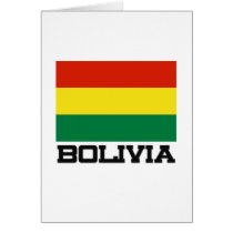 Bolivia Flag Greeting Card