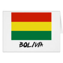 Bolivia Flag Greeting Cards