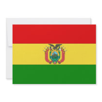 Bolivia Flag Personalized Invite
